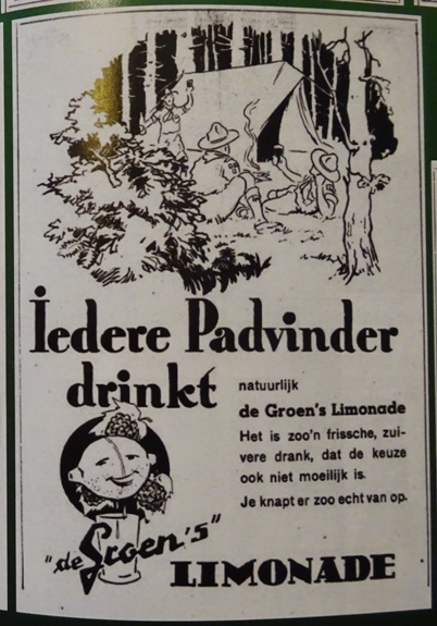 Advertentie - De Groen - Padvinder