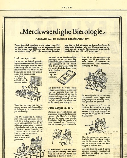 Ad - Merckwaerdige bierologie  