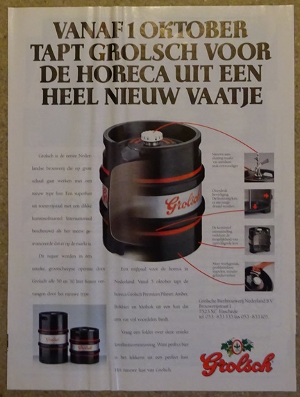 Advertentie - oktober heel nieuw vaatje