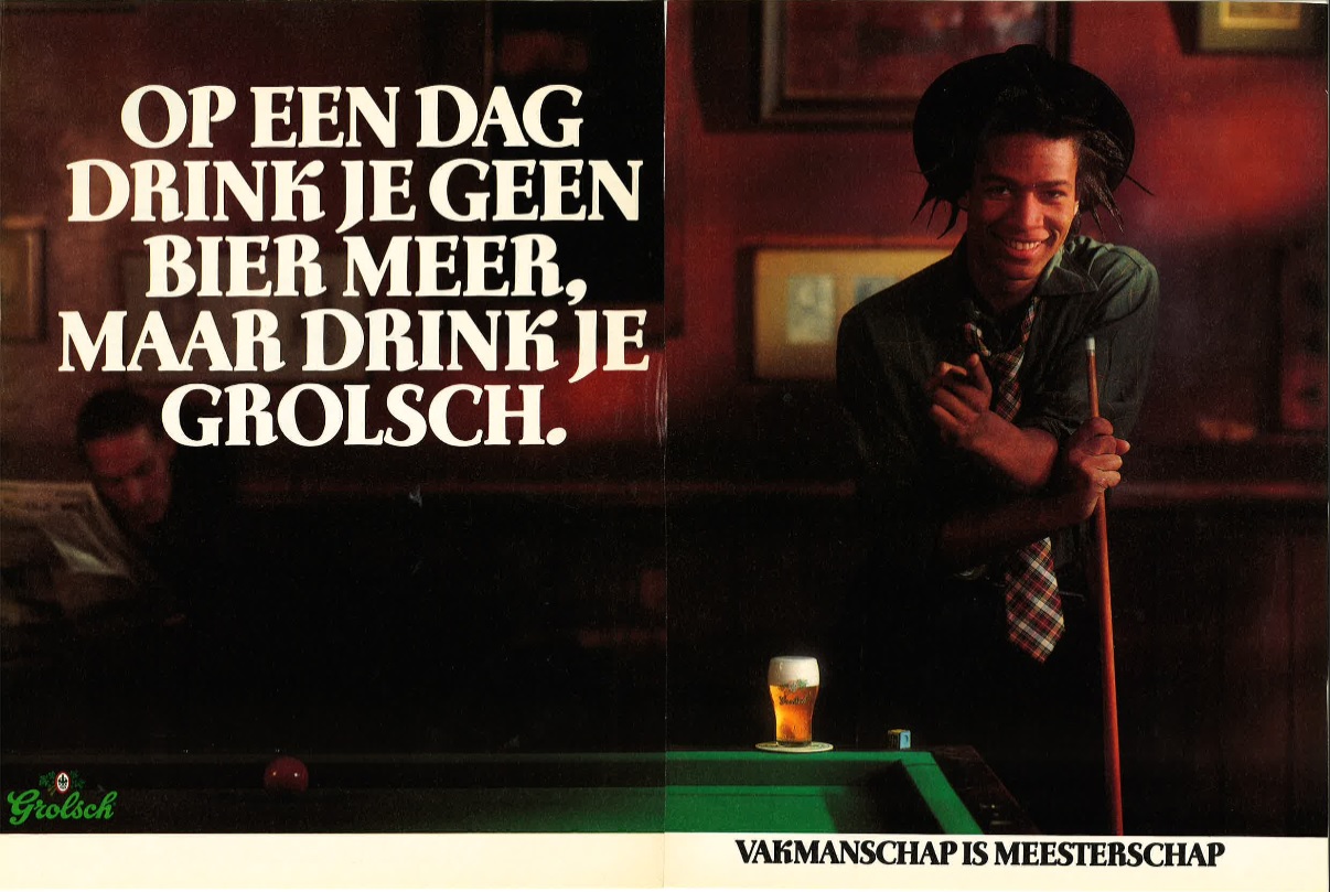 Op een dag - man bij biljart