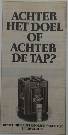 Partyfust - Achter het doel of achter de tap