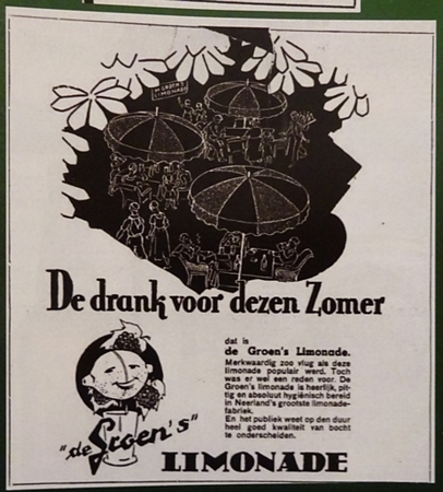 Advertentie - De Groen - Zomer