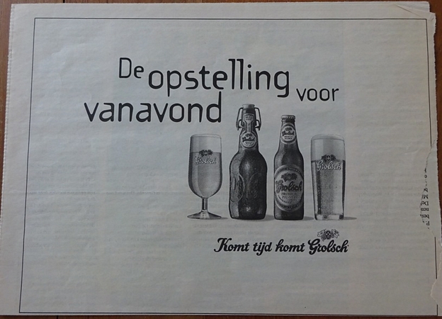 ad - opstelling van vanavond 