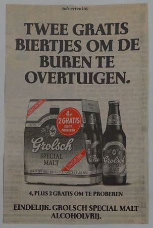 Twee gratis biertjes om de buren te overtuigen 