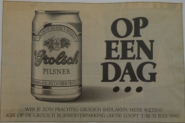 Op een dag - badlaken 