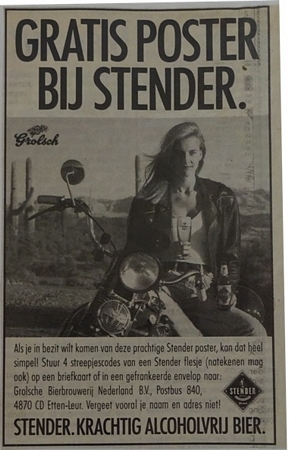 Gratis poster bij Stender 