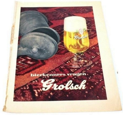 Ad - liggende pul met glas