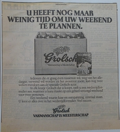 U heeft nog maar weinig tijd om uw weekend te plannen. 