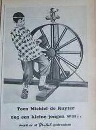 Advertentie - Michiel de Ruyter  