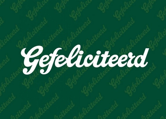 Kaartje - Gefeliciteerd 
