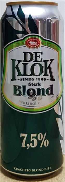 blokje - De Klok Sterk Blond