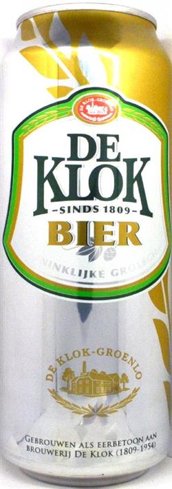 blikje - De Klok Bier