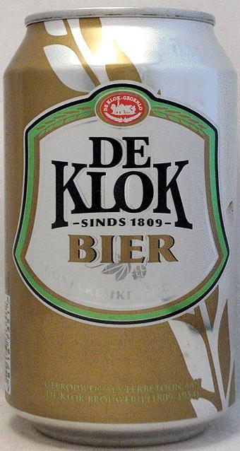 blikje - De Klok Bier