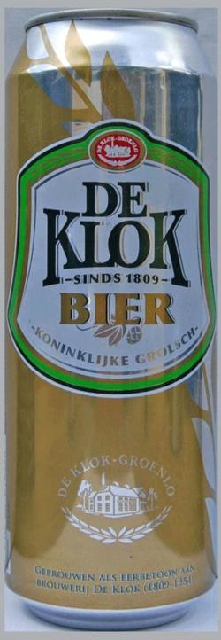 blikje - De Klok Bier