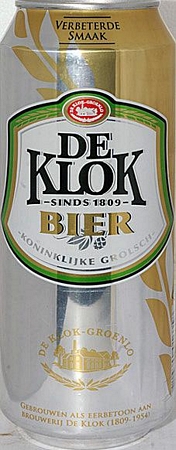 blikje - De Klok Bier