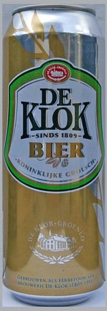 blikje - De Klok Bier