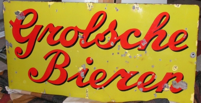 Grolsche bieren sign