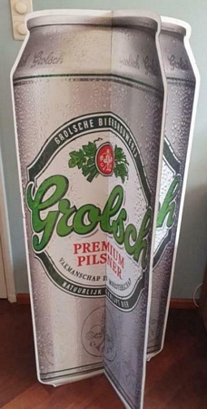 sign - 3D blikje