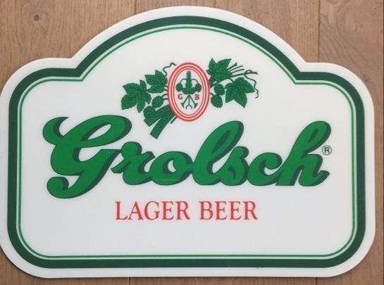 Sign - lager beer