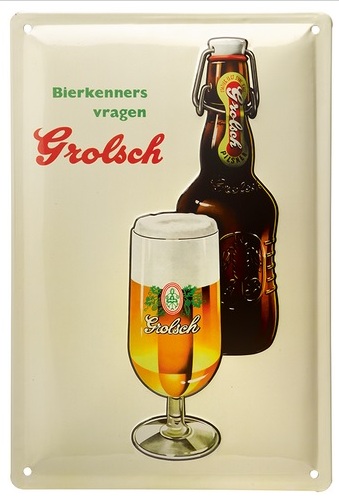 Wandbord - Bierkenners 