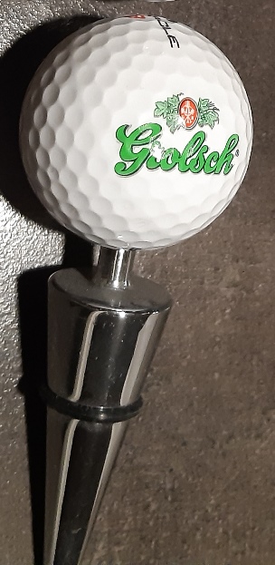 Golfbal - wijnstopper