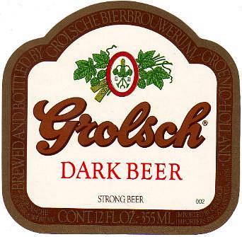 etiket - Dark beer