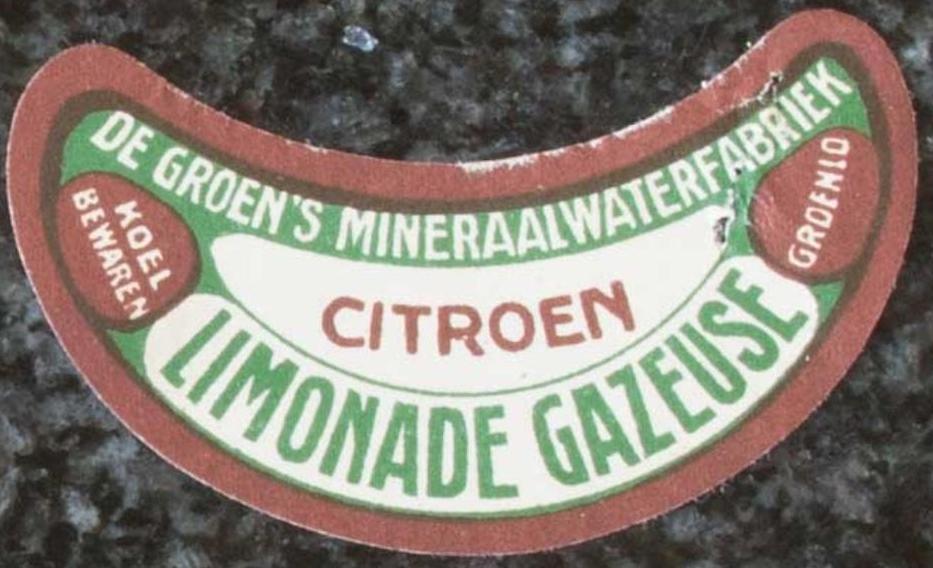 Etiket - Limonade gazeuse citroen