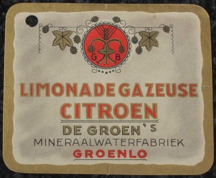 Etiket - Limonade gazeuse citroen