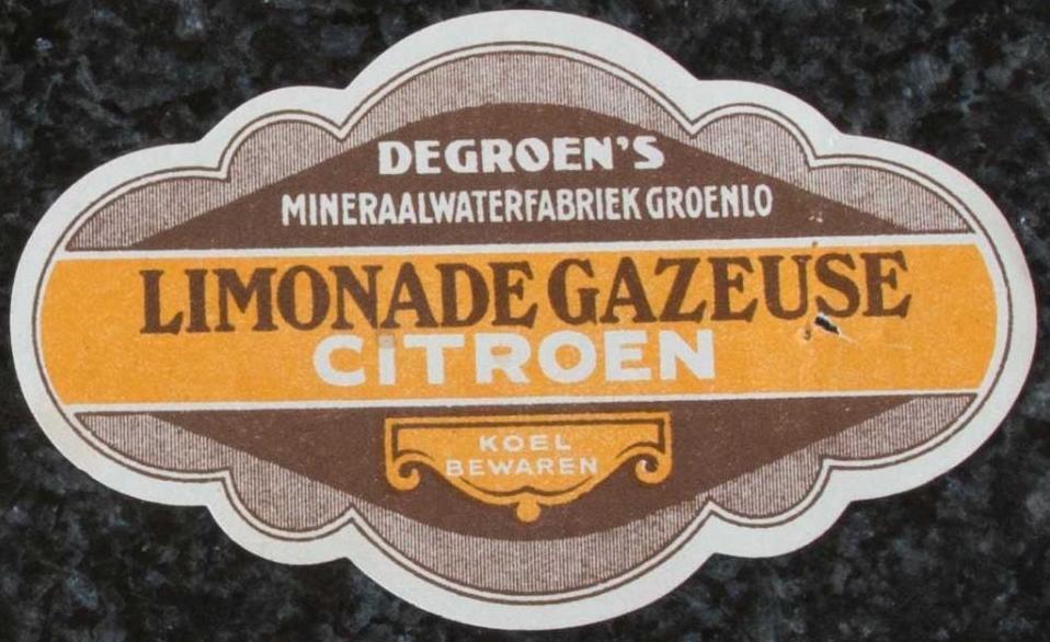 Etiket - Limonade gazeuse citroen