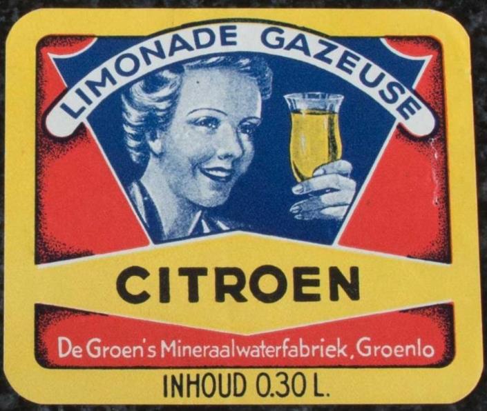 Etiket - Limonade gazeuse citroen