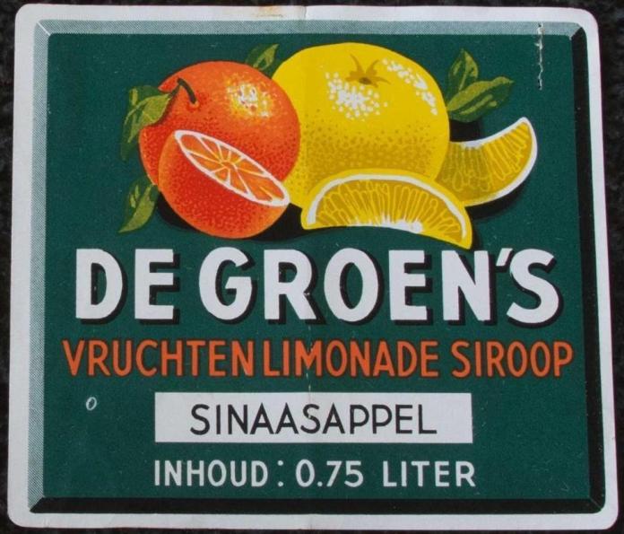 Etiket - Vruchtenlimonade siroop 