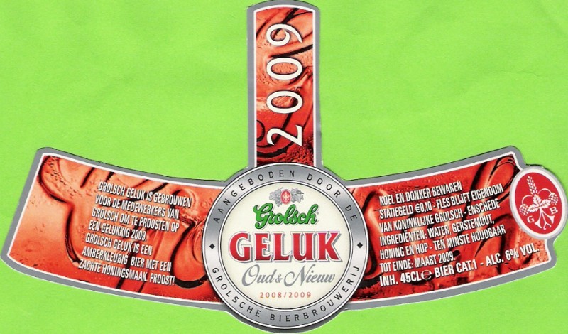 Beugeletiket - Geluk 2009