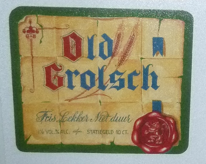 etiket - Old Grolsch