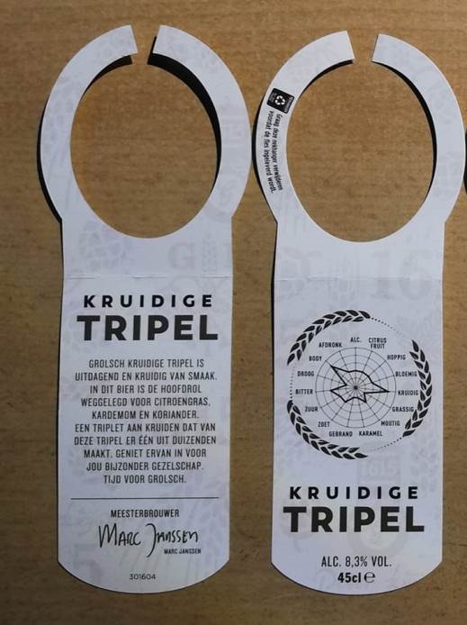 hangetiket - Kruidige Triple