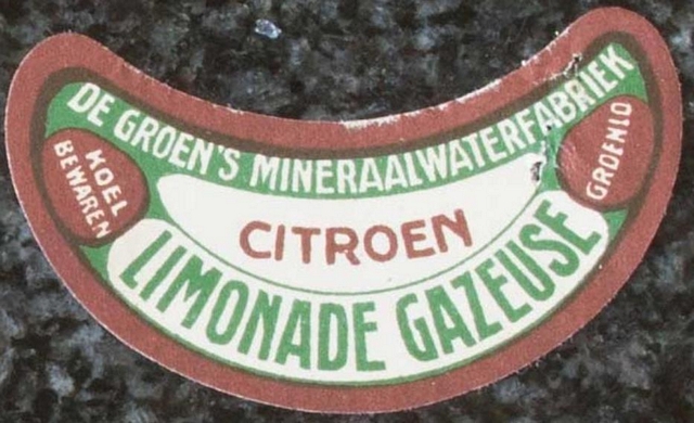 Etiket - Limonade gazeuse citroen