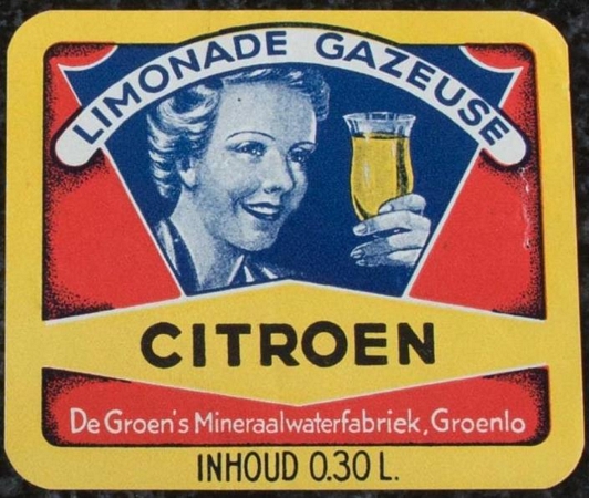 Etiket - Limonade gazeuse citroen