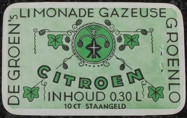 Etiket - Limonade gazeuse citroen