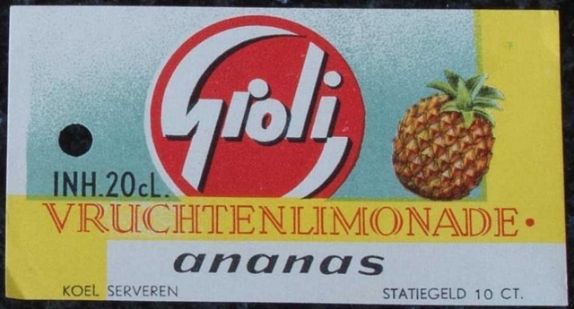 Etiket - Groli ananas 