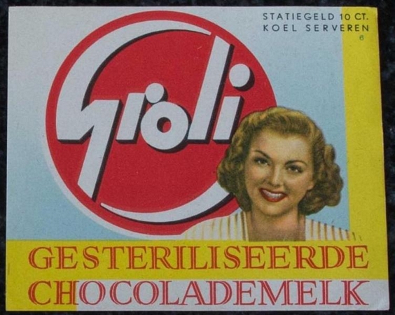 Etiket - Groli chocolademelk 