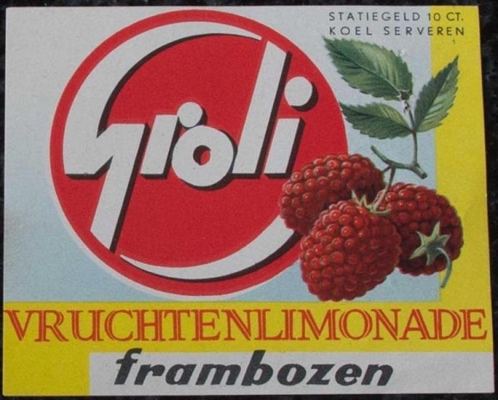 etiket - Groli frambozen