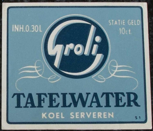 Etiket - tafelwater