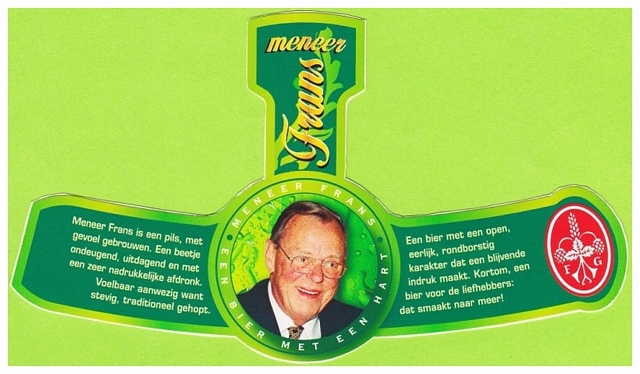 Halsetiket - Afscheid meneer Frans 