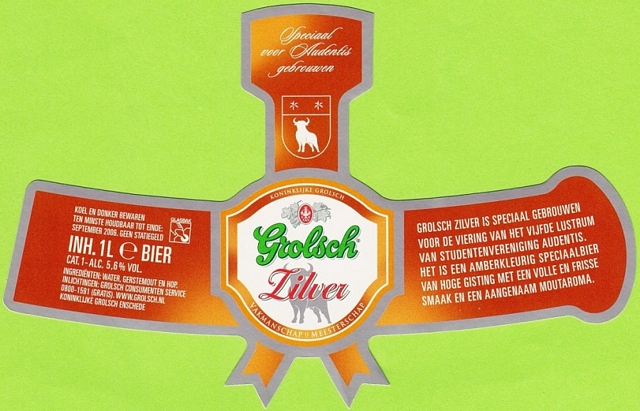 beugeletiket - Zilver