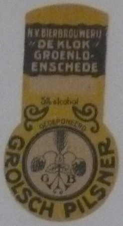 Halsetiket - geel