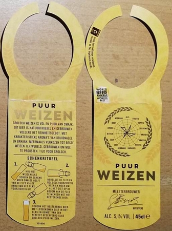 hangetiket - Puur Weizen