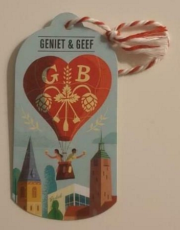 Hanglabel - Geniet en geef