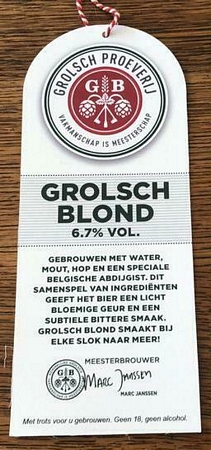Taphanger - label