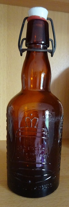 Beugelfles - De klok, Bruin 