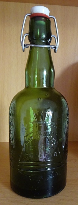 Beugelfles - De klok, Groen 