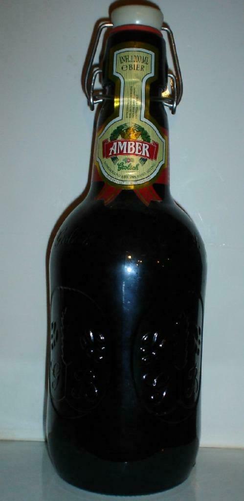 Beugelfles - Amber